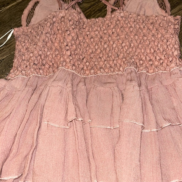 NWT Intimately Free People Winding Road Dusty Rose Lace Tank Top Size Small - Picture 7 of 8